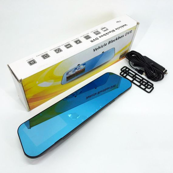 Автомобильный видеорегистратор-зеркало L9001 LCD 3.5" 1080P Full HD, Видеорегистратор на автомобиль | Зображення 7