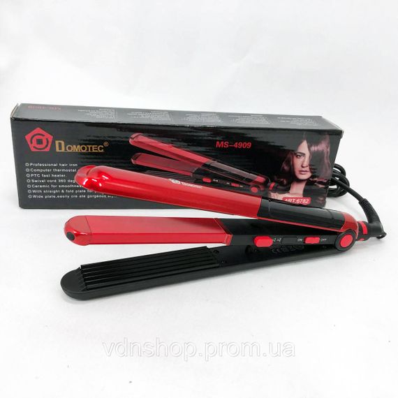 Праска для завивки волосся, Плойка для створення гофре для волосся Сучасні щипці завивки XY-55 | Зображення 4