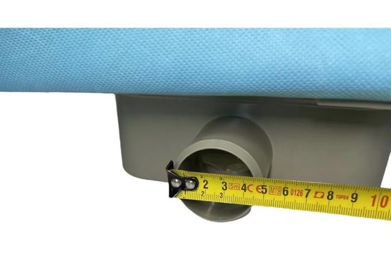 Душевой канал с горизонтальным фланцем Maxiflow Standart Line 60 см решетка Квадрат 4022.TY050K.060.1 | Зображення 4