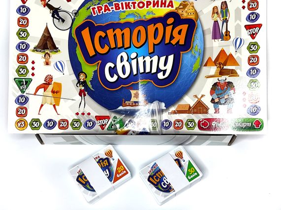 Настільна гра - вікторина Ranok-Creative Історія світу 12120141У ff | Зображення 3