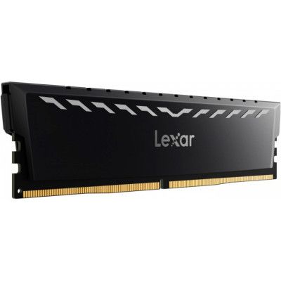 Модуль памяти для компьютера DDR4 16GB (2x8GB) 3600 MHz THOR Black Lexar (LD4U08G36C18LG-RGD) | Зображення 1