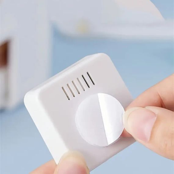 Термометр гігрометр міні цифровий перемикач температури електронний дисплей, працює від батарейок | Зображення 4