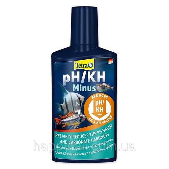 Tetra pH/KH Minus 250 мл — Засіб для зниження pH та жорсткості води