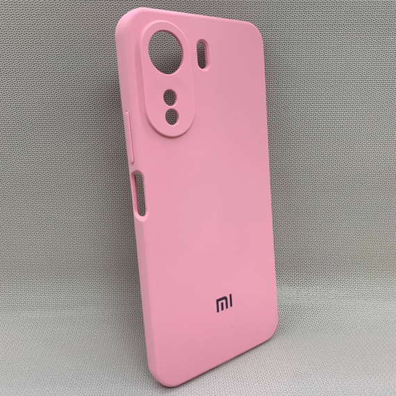 Чохол з логотипом для Xiaomi 13C | Протиударний | Soft Touch | Рожевий