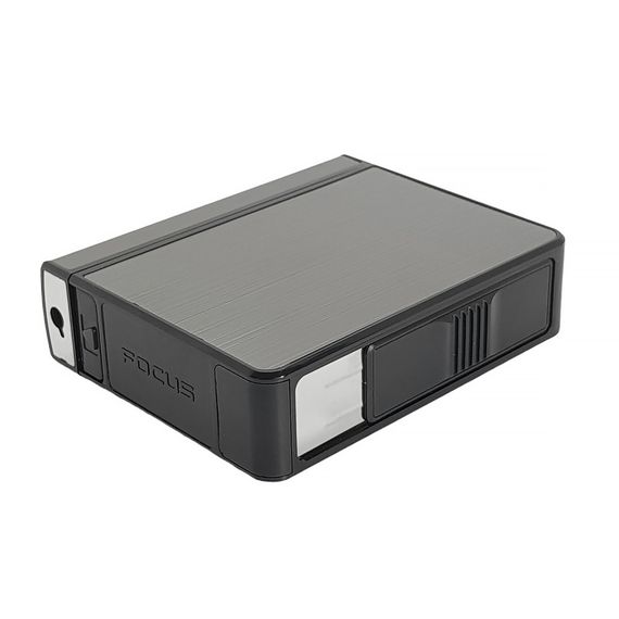 Запальничка Кейс З Викидом "Cigarette Case Focus Silver" | Зображення 3