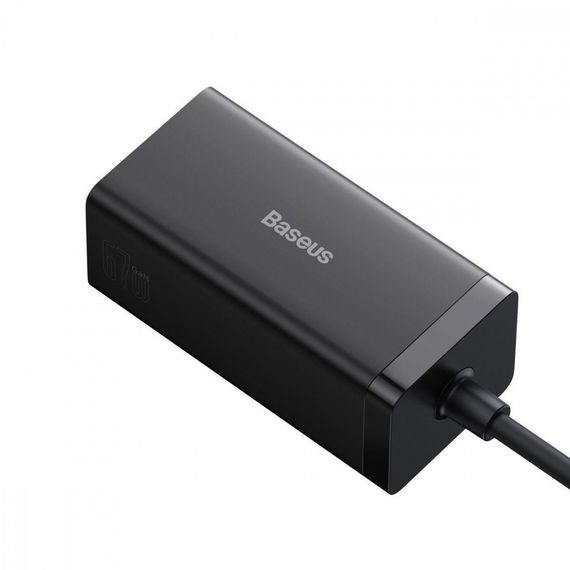 МЗП Baseus GaN5 Pro 67W USB+2Type-C+HDMI (1.5m)  + Кабель Type-C to Type-C 100W(20V/5A (1m) | Зображення 4