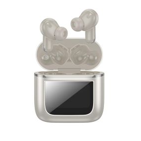 Бездротові навушники BOROFONE BW67 Gorgeous true wireless ANC+ENC noise reduction touch screen BT headset Champagne Gold