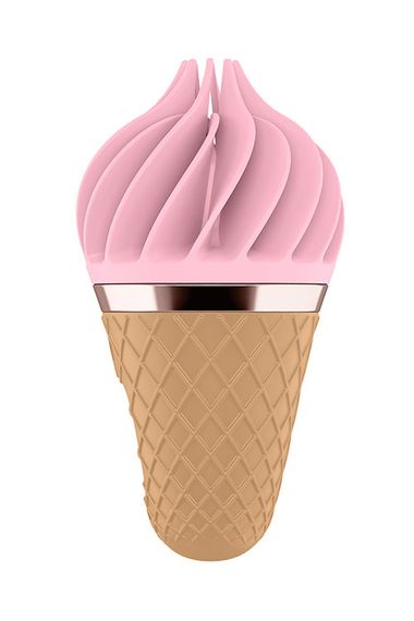 Вібростимулятор для клітора у вигляді Морозива Satisfyer Layons Sweet Temptation, рожевий Sex Aura | Зображення 3
