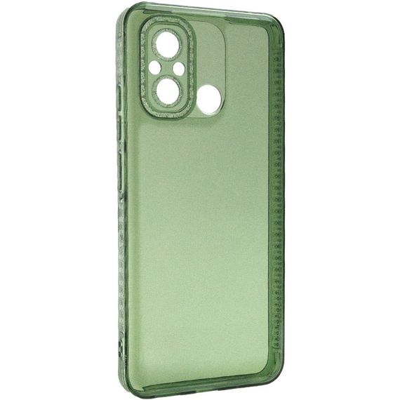Чохол TPU Starfall Clear для Xiaomi Redmi 12C Зелений