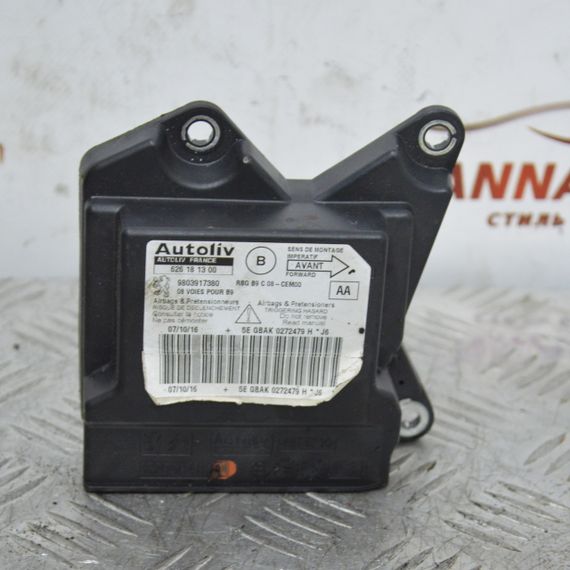 Блок управління SRS Airbag Peugeot Partner B9 2008 -... Блок управління керування Пежо Партнер Б9 9803917380 626181300