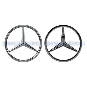 Эмблема крышки багажника (пластик) Mercedes Benz W124 85-93 / W201 83-93, Wender Parts, M 201 758 0058,