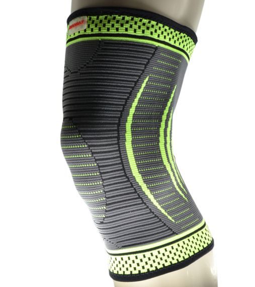 Компрессионный наколенник Мадмакс MFA-284 3D Compressive knee support Dark grey/Neon green S | Зображення 7