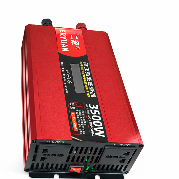 Перетворювач напруги ERYUAN MX-3500 з чистою синусоїдою 3500 Вт, інвертор 12 В → 220 В | Зображення 2
