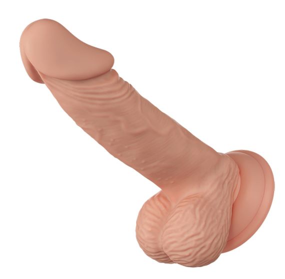 Фаллоимитатор с мошонкой на присоске BAILE - Beautiful Zebulon 7.6", BW-008108NR Sex Aura | Зображення 6