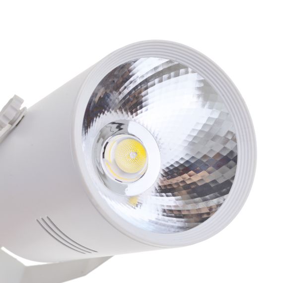 Светильник трековый поворотный LED KW-228/20W WW+NW+CW WH | Зображення 2