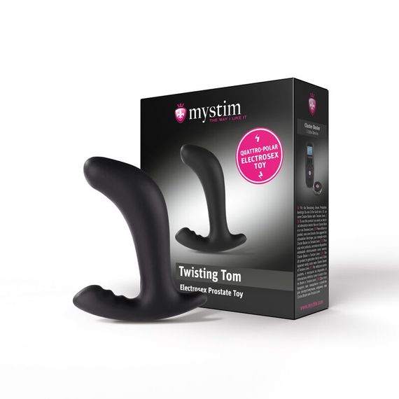 Масажер простати Mystim Twisting Tom з моделюванням форми для електростимулятора, діаметр 3,7 см | Зображення 4