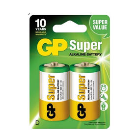 Батарейка калюжна D/LR20 (пл-2шт) GP Super