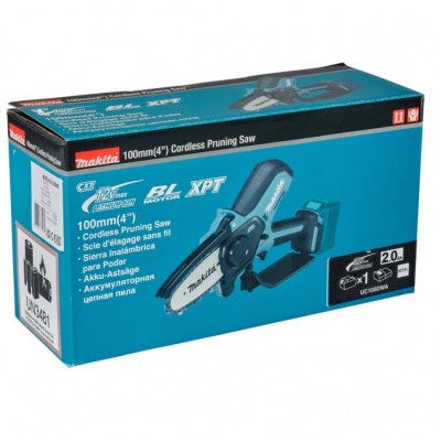 Цепная пила Makita CXT, 12V, 100мм, 2Ah (UC100DWA) | Зображення 5