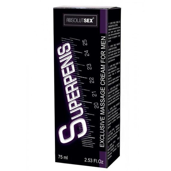 Крем для збільшення пеніса SUPER penis, 75 ml Sex Aura | Зображення 1