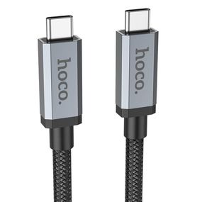 Кабель USB Hoco US06 USB3.2 20Gbps 100W 4K 60Hz Type C to Type C Колір Чорний
