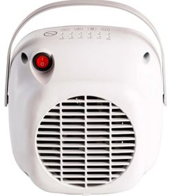 Тепловентилятор BLACK+DECKER 1500 Вт, площа обігріву 15 кв.м., настільний, білий (BXSH1505E)