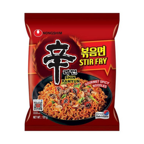 Корейська локшина Шин Рамьйон Якісоба  Стір-Фрай гостра 131г Nongshim 8801043061674