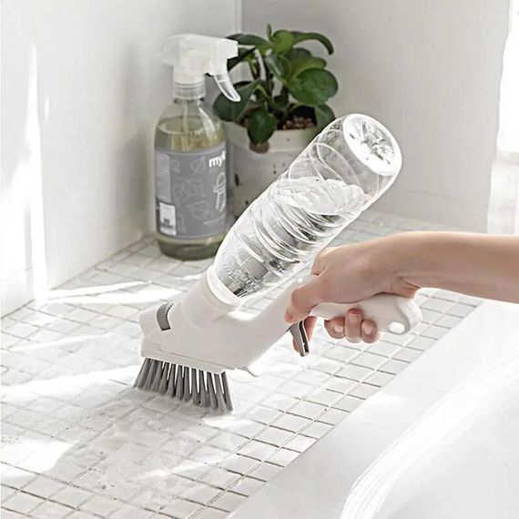 Щітка для прибирання усіх поверхонь 4в1 Water Spray Cleaning Kits ефективно та ретельно видаляє забруднення, не залишаючи подряпин і не пошкоджуючи поверхні | Зображення 5