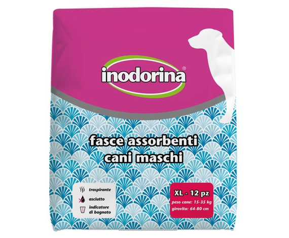 Inodorina Fasce Assorbenti - Поглинаючі підгузки для собак  XL