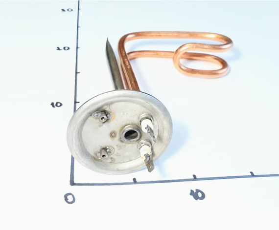 Тэн для бойлера 1500w на фланце D82 медный (Украина) | Зображення 2