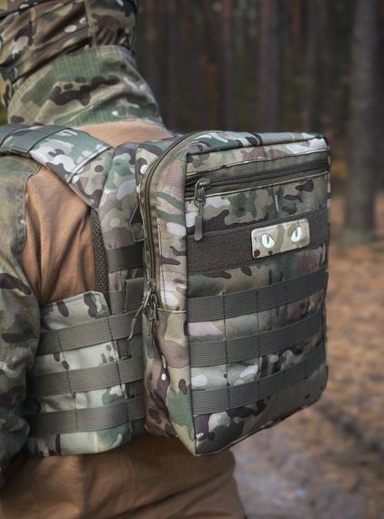 Плитоноска швидкого скидання з боковими карманами + 5 підсумків та рюкзак мультикам | Зображення 9
