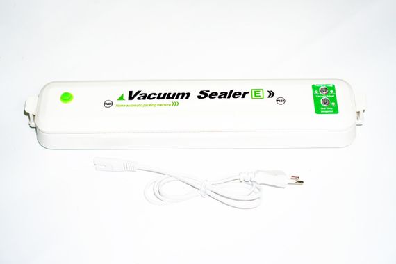 Домашній вакуумний пакувальник їжі Vacuum SeaIer-E + рулон 25х500 см. Вакууматор автоматичний для продуктів. | Зображення 4