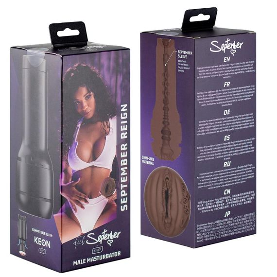 Мастурбатор Kiiroo Feel September Reign, копія вагіни порнозірки Sex Aura | Зображення 7