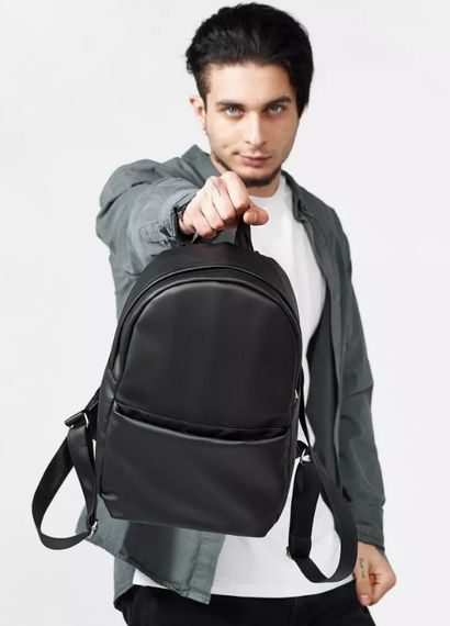 Чоловічий рюкзак Sambag Brix RQH чорний 35 х 25 х 12 см (11521001m)