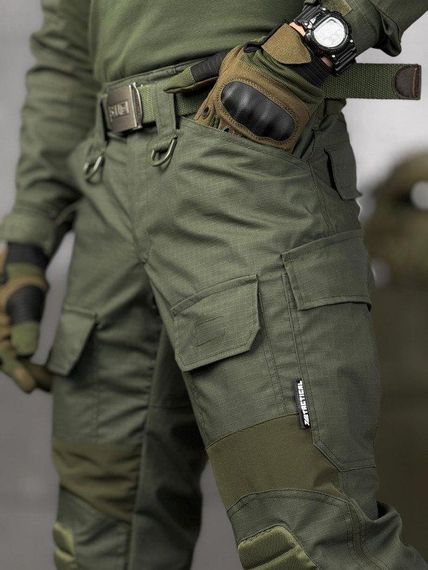 Штурмові тактичні штани TIRENES олива ВТ5063 | Зображення 3