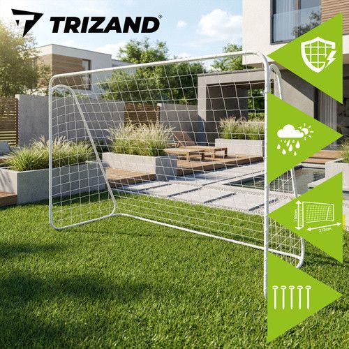 Металеві футбольні ворота 213х150х90 см Trizand 27544 | Зображення 2