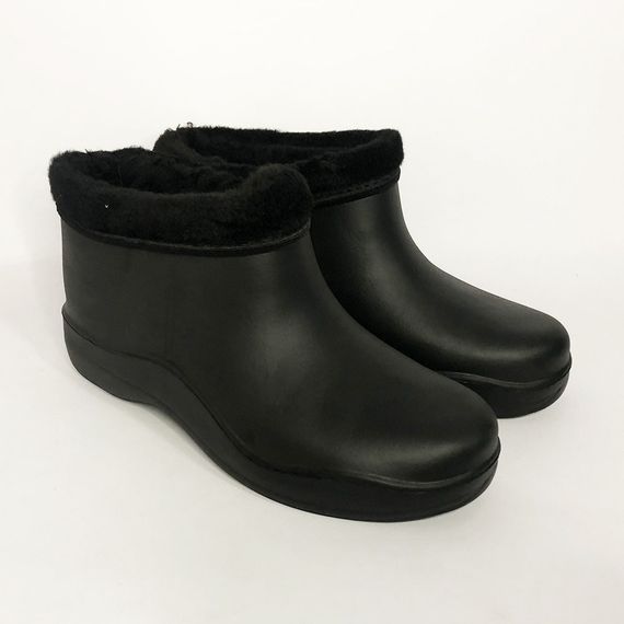 Ботинки женские утепленные на меху. 39 размер. HJ-177 Цвет: черный | Зображення 1