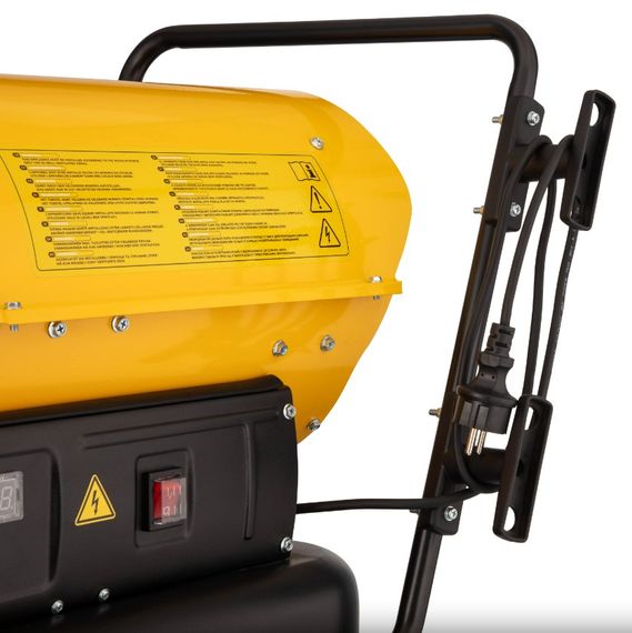 Теплова гармата 2E дизельна 30,0 кВт, площа обігріву 400 кв.м., жовтий (2E-DHI30780) | Зображення 2