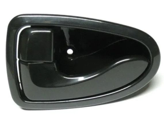 Hyundai Accent (00-06) внутрішня ручка чорна передня=задня ліва, Хюндай Акцент