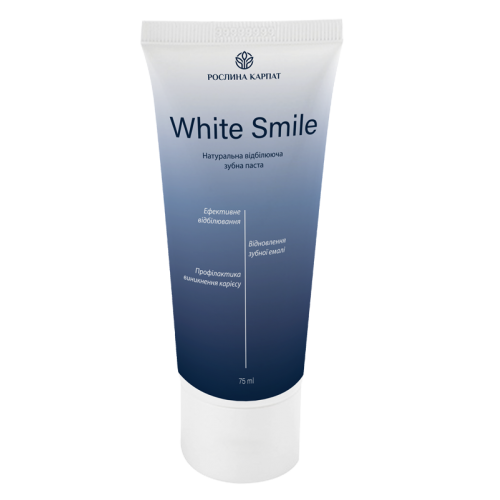 Зубная гель-паста Растение Карпат White Smile 75 мл