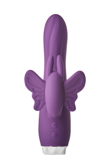 Вибратор-кролик в виде Бабочки Dream Toys Flirts Butterfly, фиолетовый, 17 х 3 см sexstyle | Зображення 1