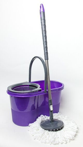 Набор для уборки (швабра и ведро 16 л с отжимом) Zambak Plastik Magic Mop фиолетовый (ZP84190) | Зображення 3