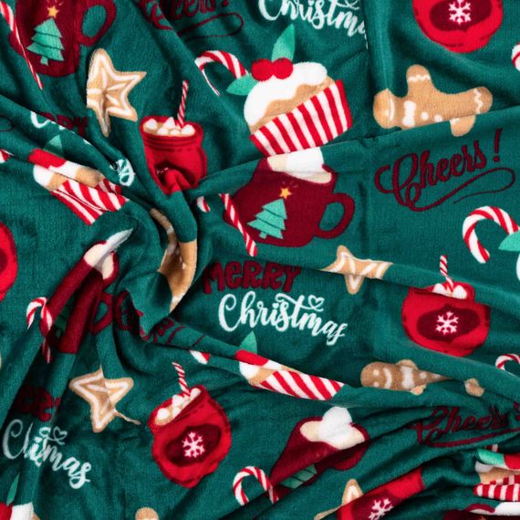 Плед Ardesto Christmas  Flannel 160х200см, різдвяні смаколики (ART0122PB) | Зображення 1
