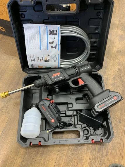 Мойка высокого давления Даджет AquaGun беспроводная мойка с работой от аккумуляторных батарей