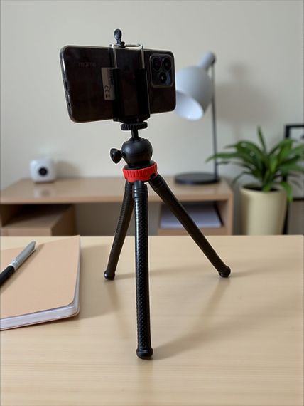 Гибкий штатив восьминог Primo Octopus Big с креплением KR01 для смартфона - Black/Red | Зображення 2