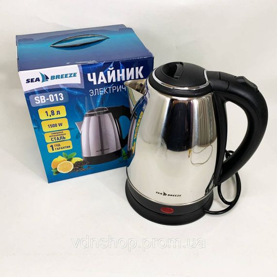 Потужний побутовий електрочайник SeaBreeze, Потужний чайник для кип'ятіння, Надійний електричний чайник YC-72 | Зображення 2