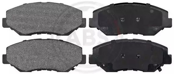 Колодки передні гальмівні Civic/CR-V 05-, ABS (37424) | Зображення 1