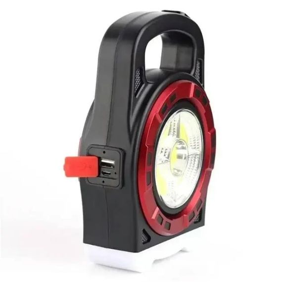 Мультифункциональный кемпинговый фонарь Hurry-bolt HB-6678C 20W с солнечной панелью и фукцией павербанка | Зображення 4