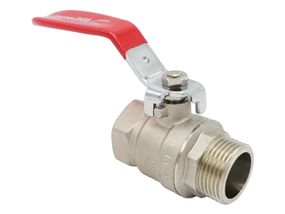 Кран кульовий Valogin Optima 1" ВЗ червона ручка VG-101203 1/12 шт