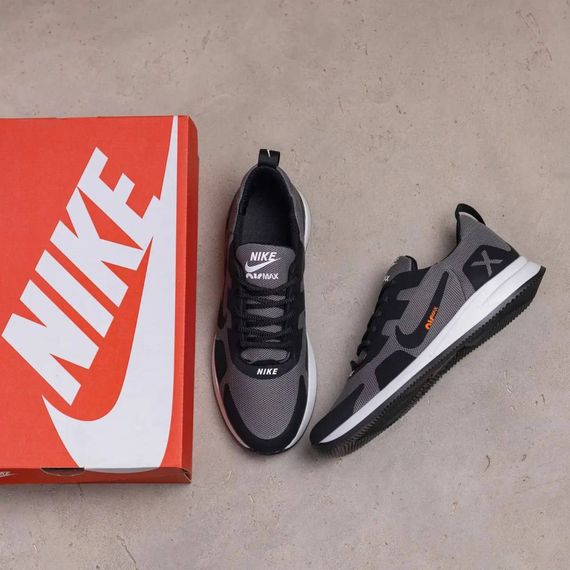 Літні кросівки Nike колір сірій/чорний | Зображення 4