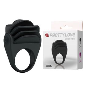 Эрекционное кольцо - Pretty Love Chester Penis Ring Black sexstyle